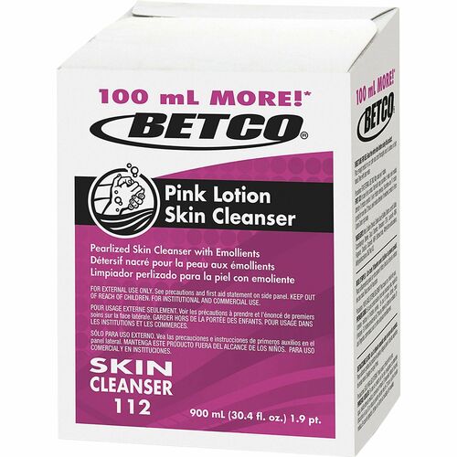Skin Cleanser, Bib, Lotion, Moisturizing, 900ml 12/CT