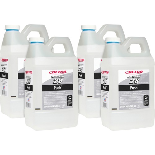 Cleaner, F/Floor/Drain/Spots, Fast Draw, 2 L, Milky White 4/CT