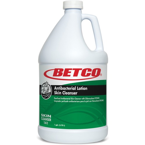 Skin Cleanser, Antibacterial, Lotion, 1 Gallon, Green 4/CT