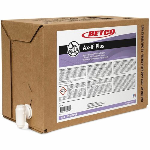 Floor Stripper, Low-Foaming, No Rinse, Gallon Bag in Box, CL