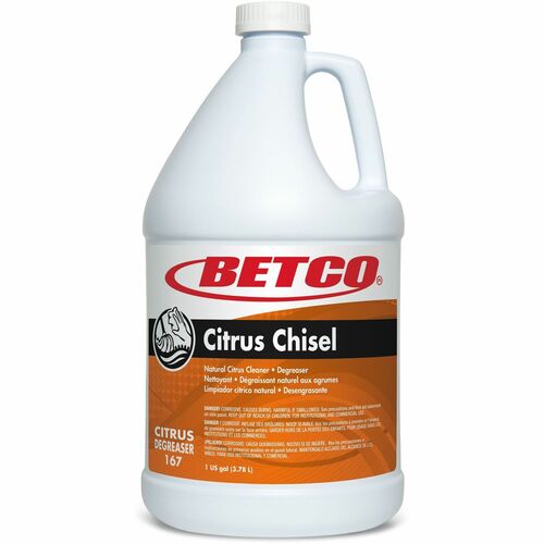 Cleaner/Degreaser, Conc, Heavy-Duty, Citrus, 1 Gal, Orange 4/CT