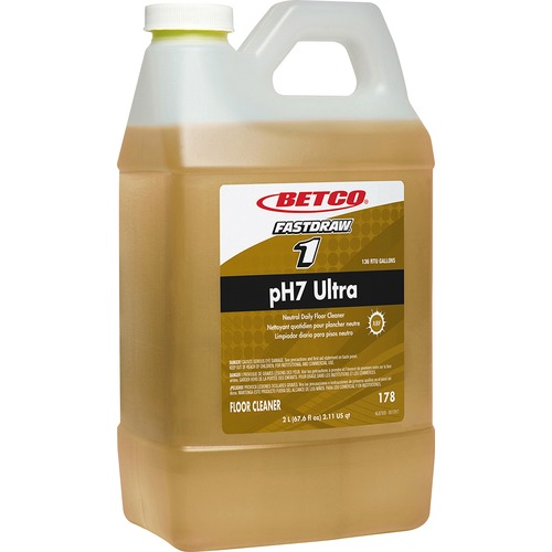Floor Cleaner, Neutral, Concentrate, Liquid, FastDraw 1, 2 Liter, Yellow