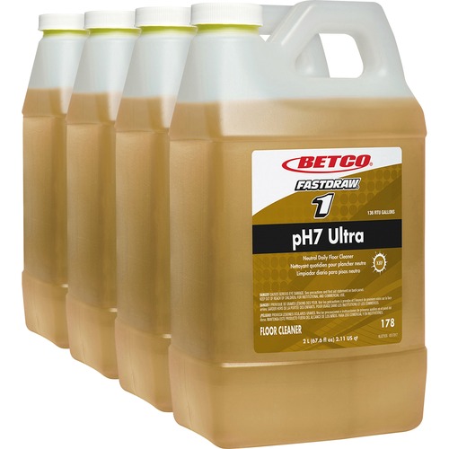Floor Cleaner, Neutral, Concentrate, Liquid, FastDraw 1, 2 Liter, YW 4/CT