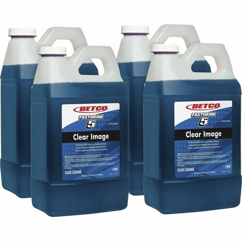Cleaner, For Glass Surfaces, Fastdraw 5, Blue 4/CT