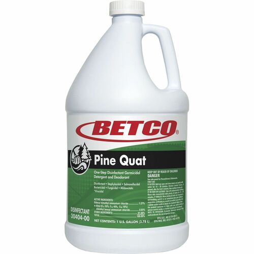Cleaner/Disinfectant, Neutral PH, 1 Gallon, Green 4/CT