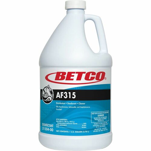 Disinfectant/Detergent/Deodorant, Concentrate, 1 Gal, Turquoise