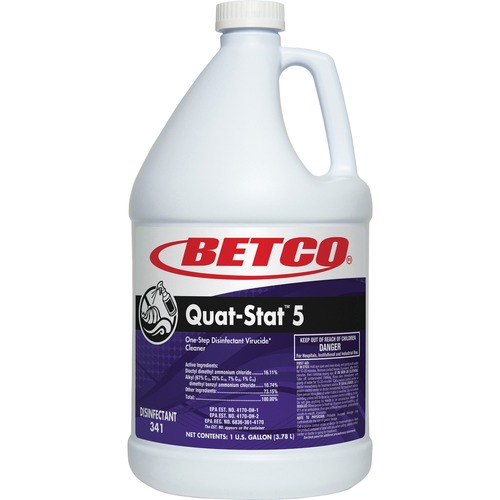 Disinfectant, 1-Step Cleaning, 1 Gallon, Purple