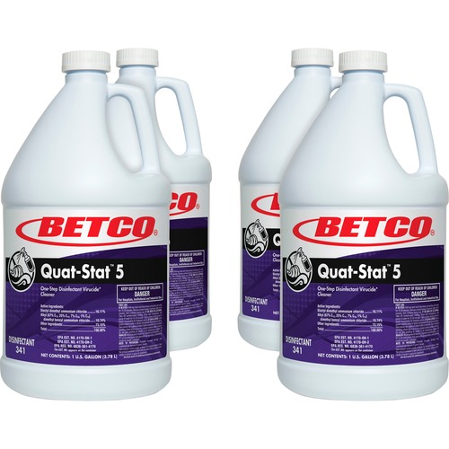 Disinfectant, 1-Step Cleaning, 1 Gallon, Purple 4/CT