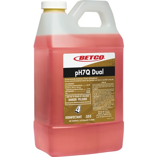 Disinfectant, Neutral PH, Concentrate FastDraw, 1/2 Gal (2L), Yellow 4/CT