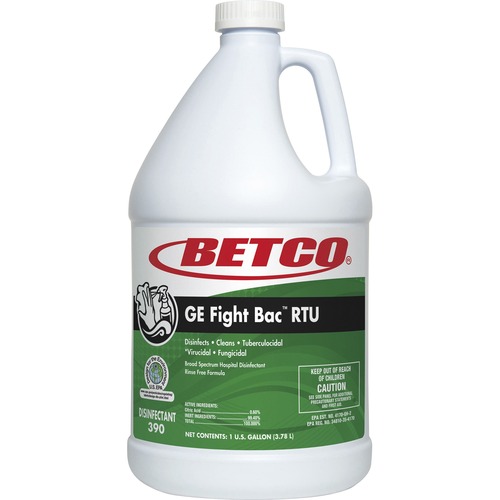 Disinfectant, Hospital-Grade, No Rinse, 1 Gallon, Clear