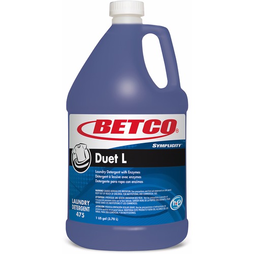 Laundry Detergent, Liquid, Concentrated, 1 Gal, Blue 4/CT
