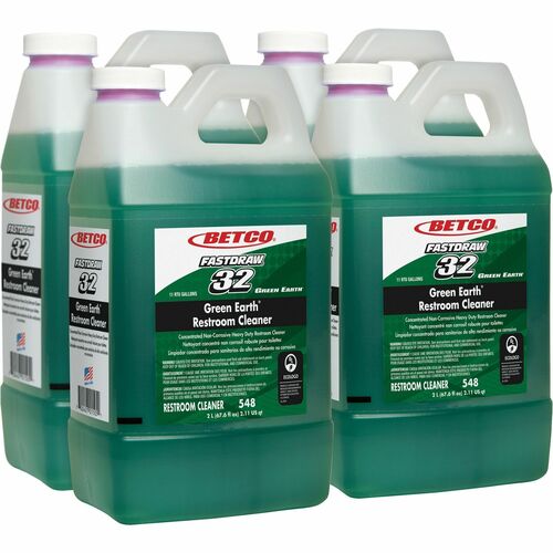 Restroom Cleaner, Conc, Heavy-Duty, FastDraw, 1/2 Gal (2L) 4/CT