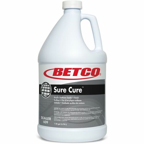 Floor Sealer/Finish, Ready To Use, 1 Gallon, Milky White/Clear 4/CT