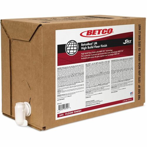 Floor Finish, with SRT, Bag in Box, 5 Gallon, Crystal Clear