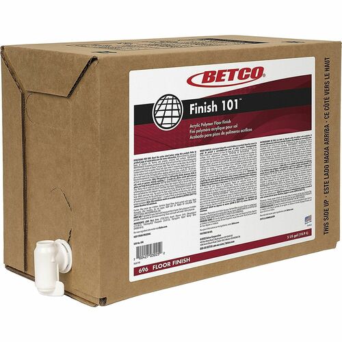 Floor Finish, Deep Gloss, 5 Gallon Bag-in-Box, CL