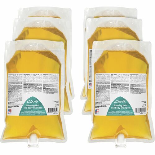 Shampoo, Hair & Body, Foaming 6/CT