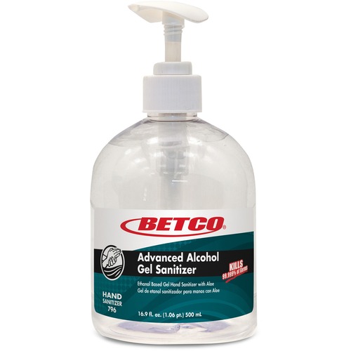 Sanitizer, Pump, 70% Alcohol, Clear