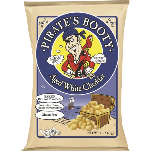 Rice and Corn Puffs, White Cheddar, 1 oz., Multi 24/CT
