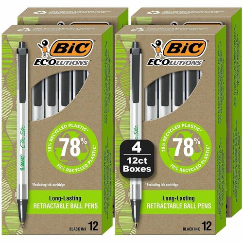 Pens, Revolution, Black 48/PK