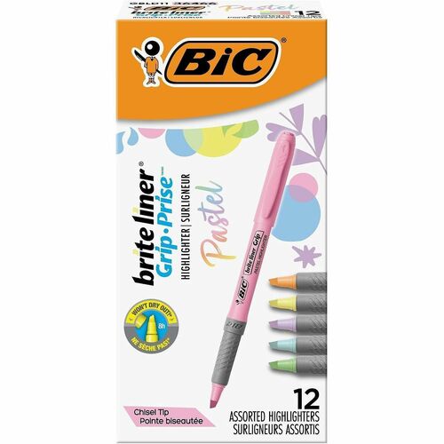 Hilighters, Pastel, Packet, Assorted 12/DZ