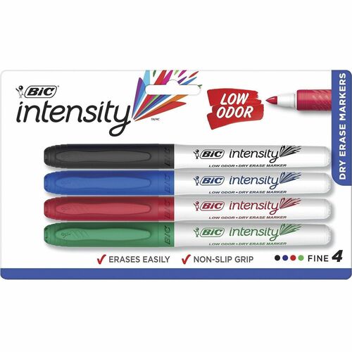 Marker, Grip, Dry Erase, Assorted 4/PK