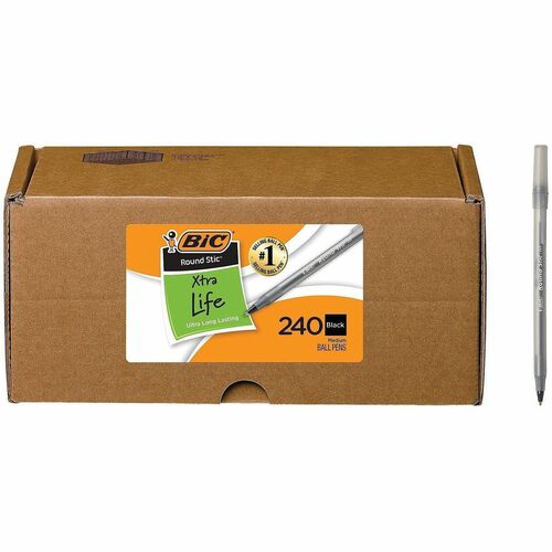 Pen, Round Stick, Black 240/CT