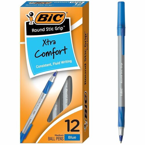 Pen, Roundstick, Grip, Medium, Beige 12/DZ