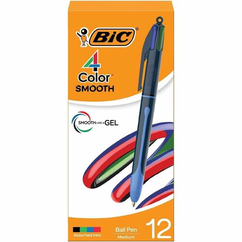 Pen, Retractable, 4 Color, 1 Millimeter 12/DZ