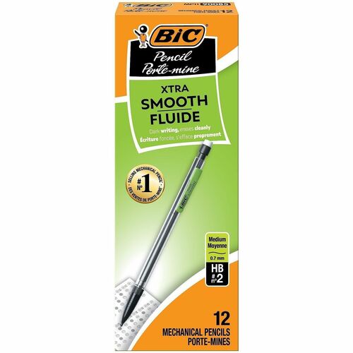 Pencil, Mech, 0.7 Millimeter, Clear 12/DZ