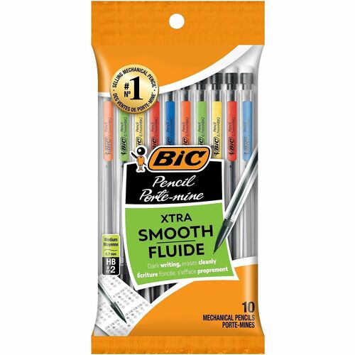 Pencil, Mech, Fash, 0.7 Millimeter 10/PK
