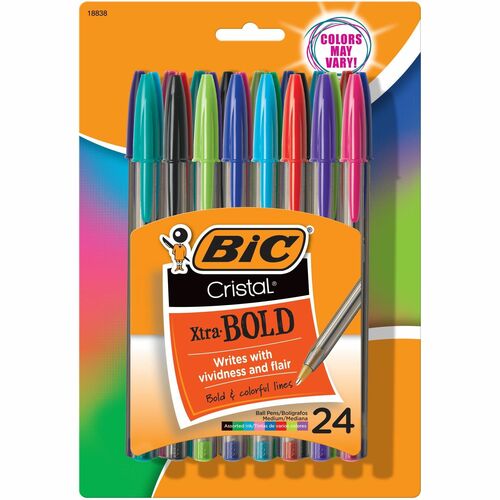 Pen, Cristal, Xtrabold, 24 24/PK