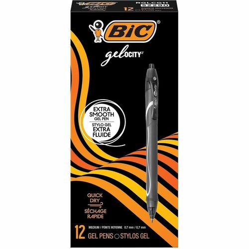 Pen, Gel, Medium, 0.7 Millimeter, Black 12/DZ