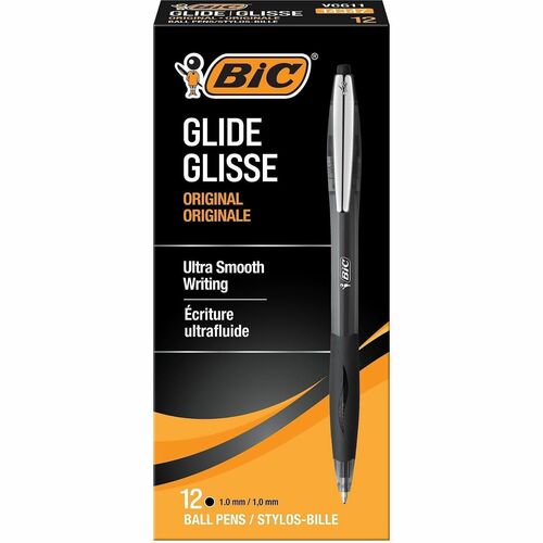 Pen, Atlantis, Ballpoint, Retractable, Medium, Black 12/DZ
