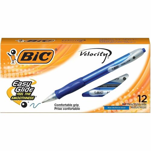 Pen, Velocity, Ballpoint, Retractable, Medium, Beige 12/DZ