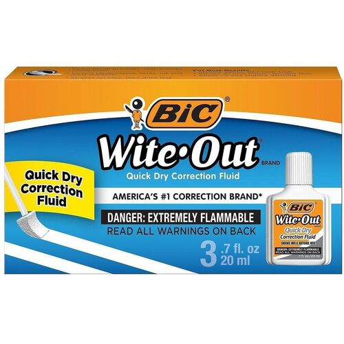 Fluid, Correction, QD, White 3/PK