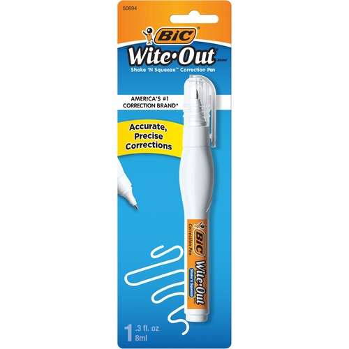 Pen, Correct, Shaken Squeeze, White
