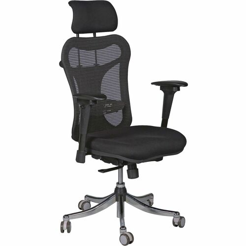 Chair, Exec Hi Back, Ergo, Black