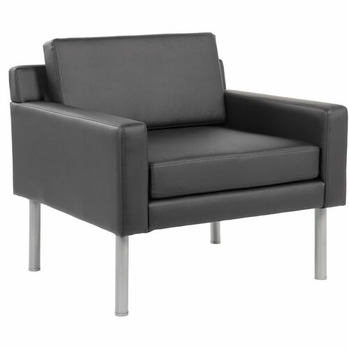 Chair, Lounge, Antimicrobial, Black