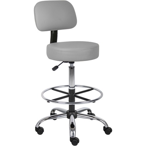 Stool, Antimicrobial, Gray