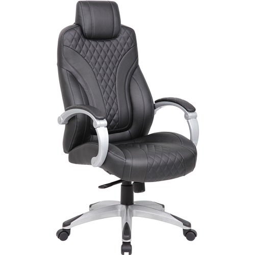 Chair, Executive, Vinyl, Black