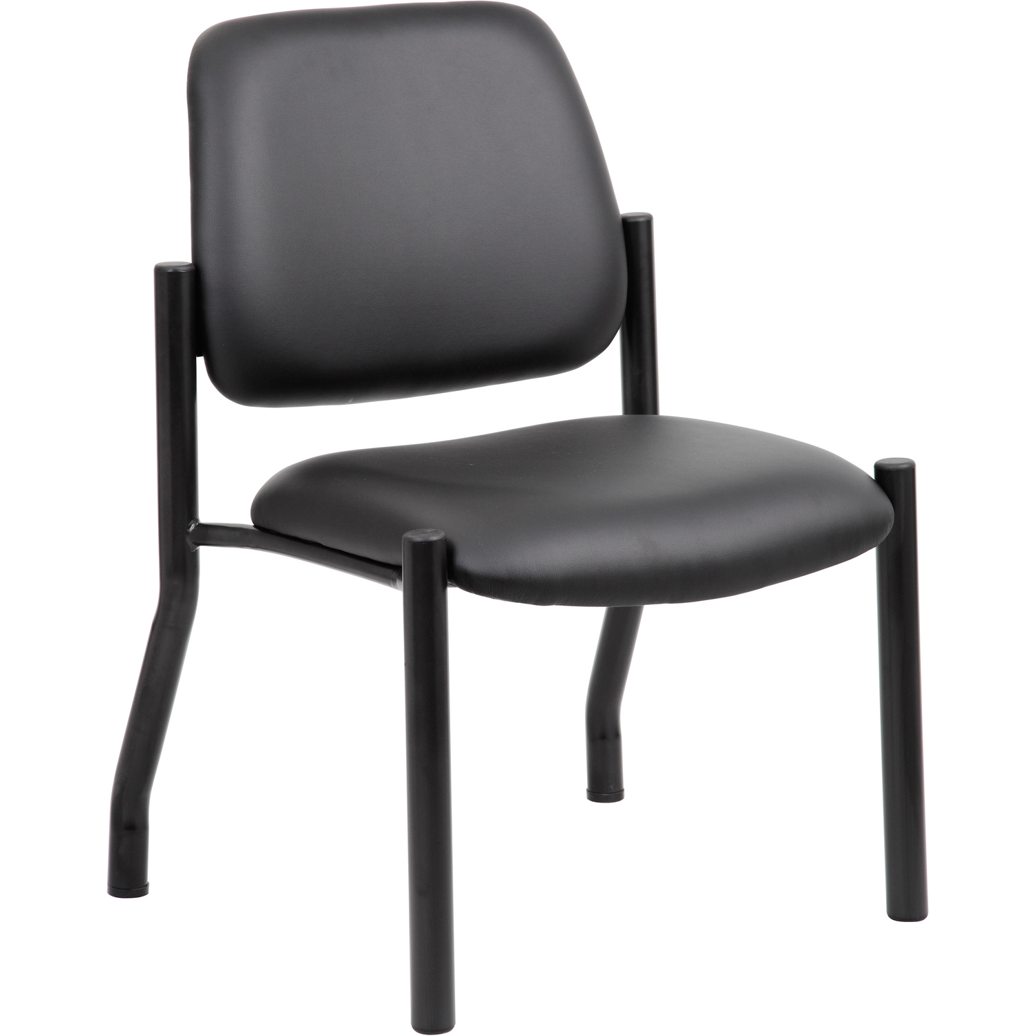 Chair, Guest, Antimicrobial, 300 lb, Black