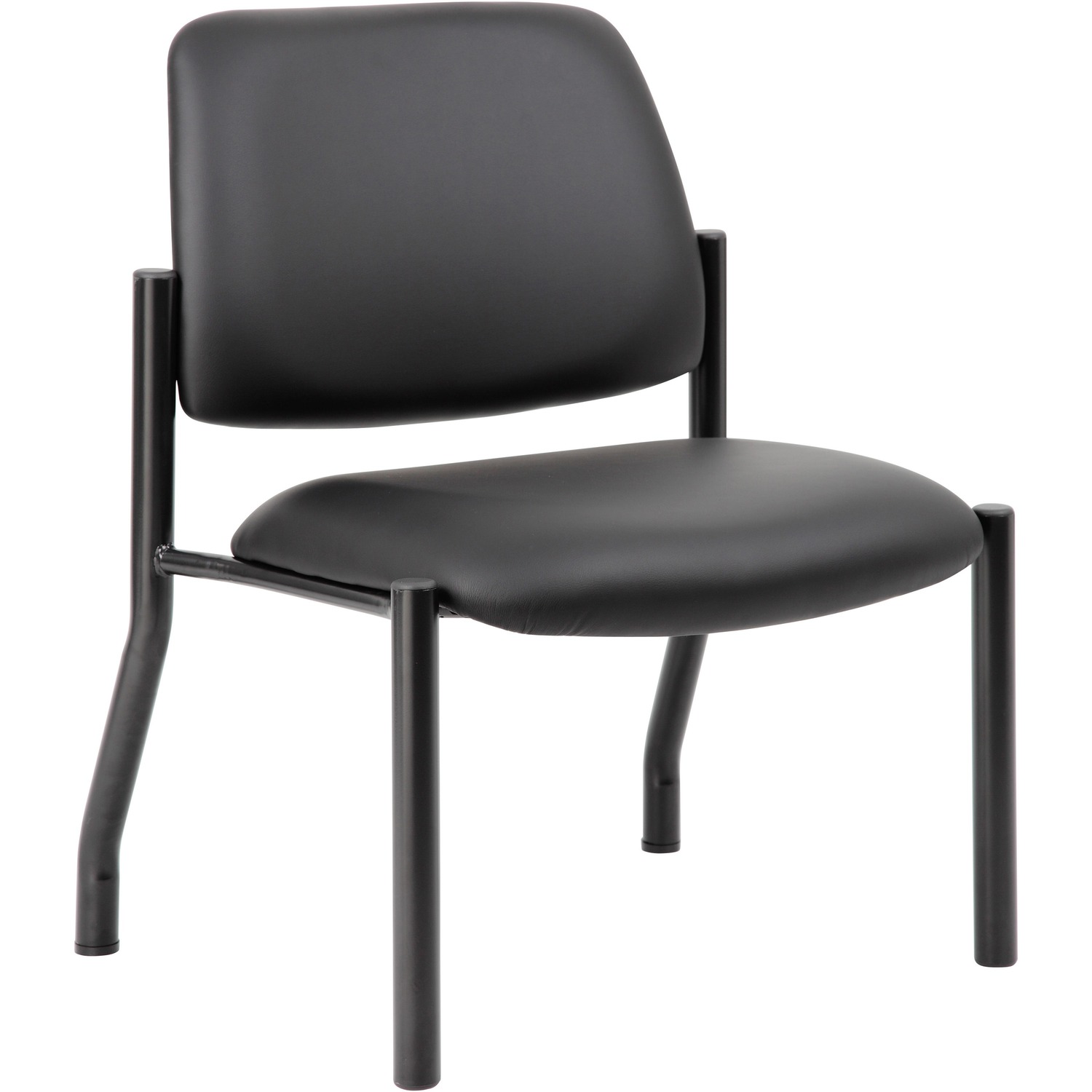 Chair, Guest, Antimicrobial, 400 lb, Black