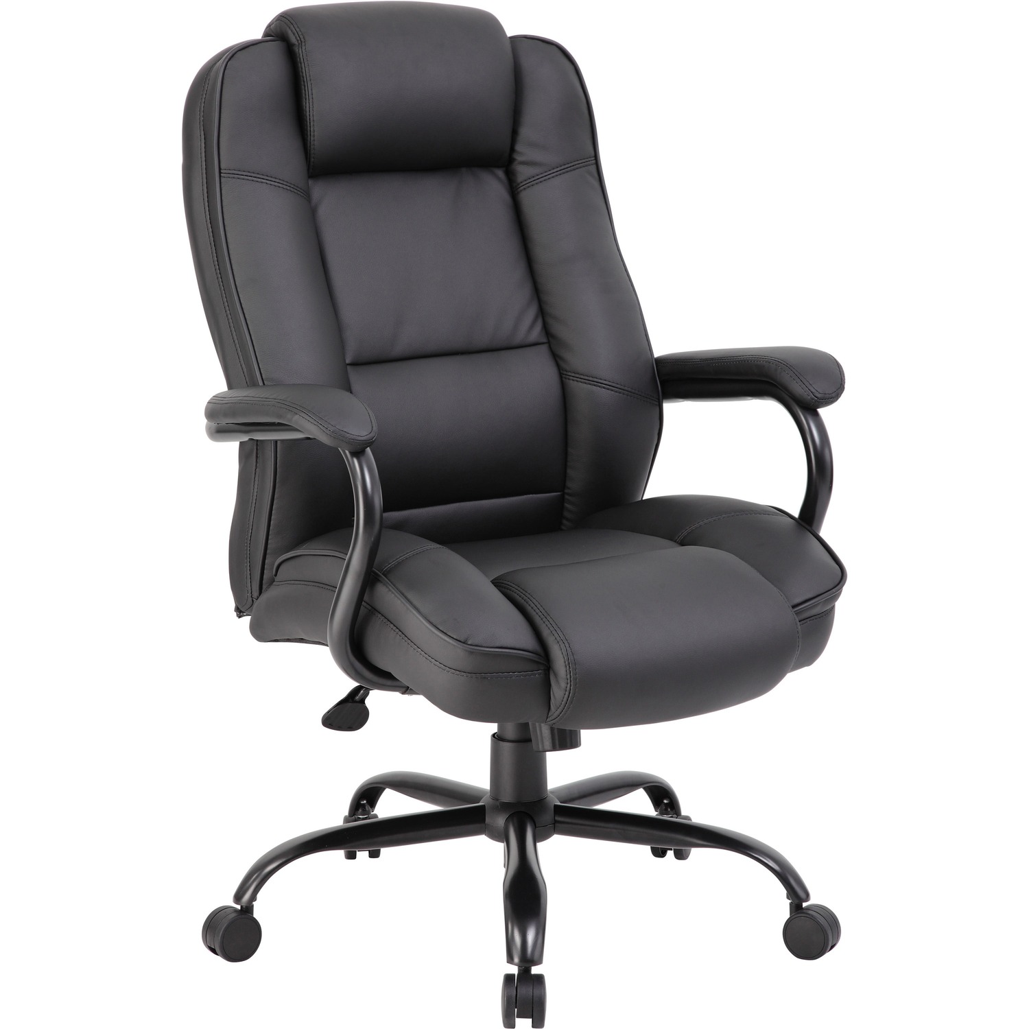 Chair, Heavyduty, 400 lb, Vinyl, Black