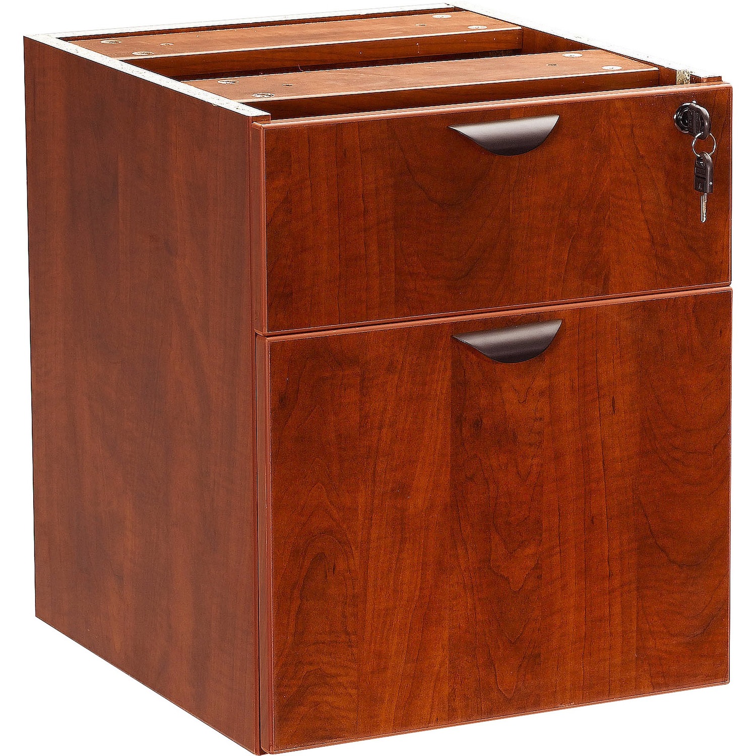 3/4 Pedestal Base Front, Laminate, Cherry