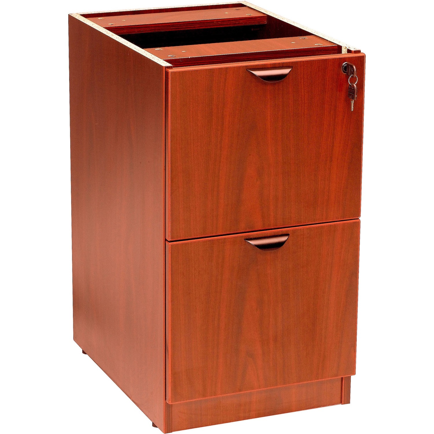 Full Pedestal Female/Female, Laminate, Cherry