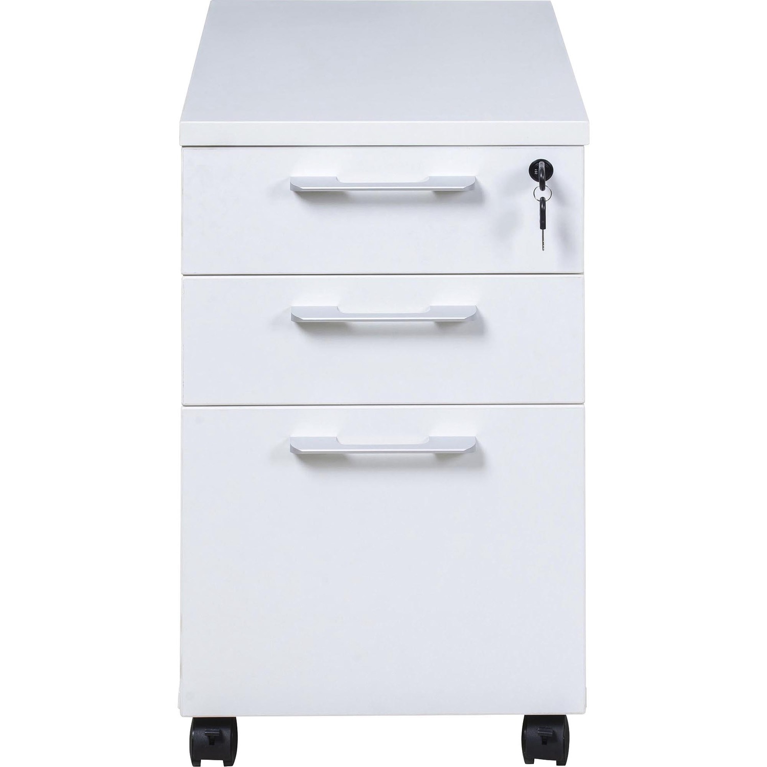 Pedestal, Black/Beige/Front, White