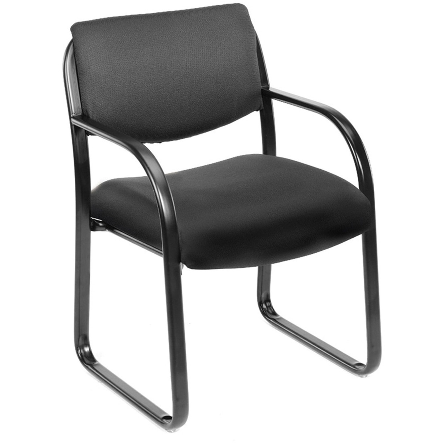 Guest Chair, Black Fabric
