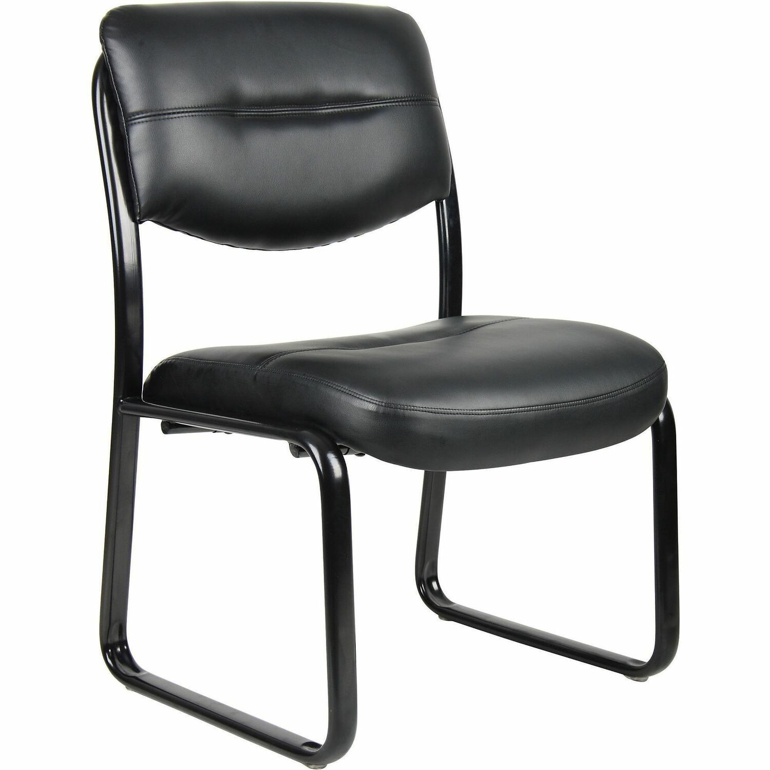 Side Chair, Lthr Plus, Black