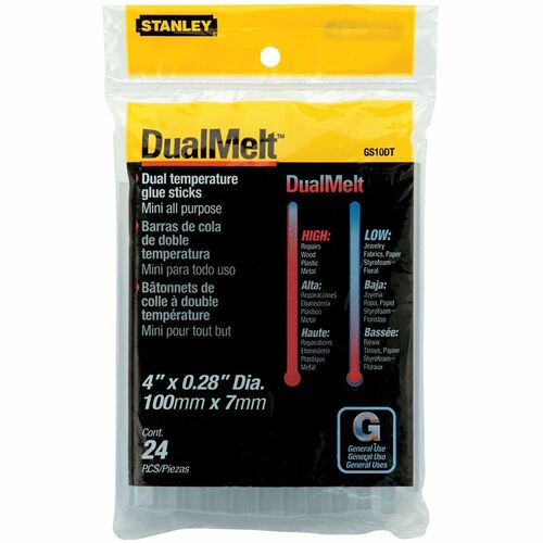 Dual Temp Mini Glue Sticks 24/PK