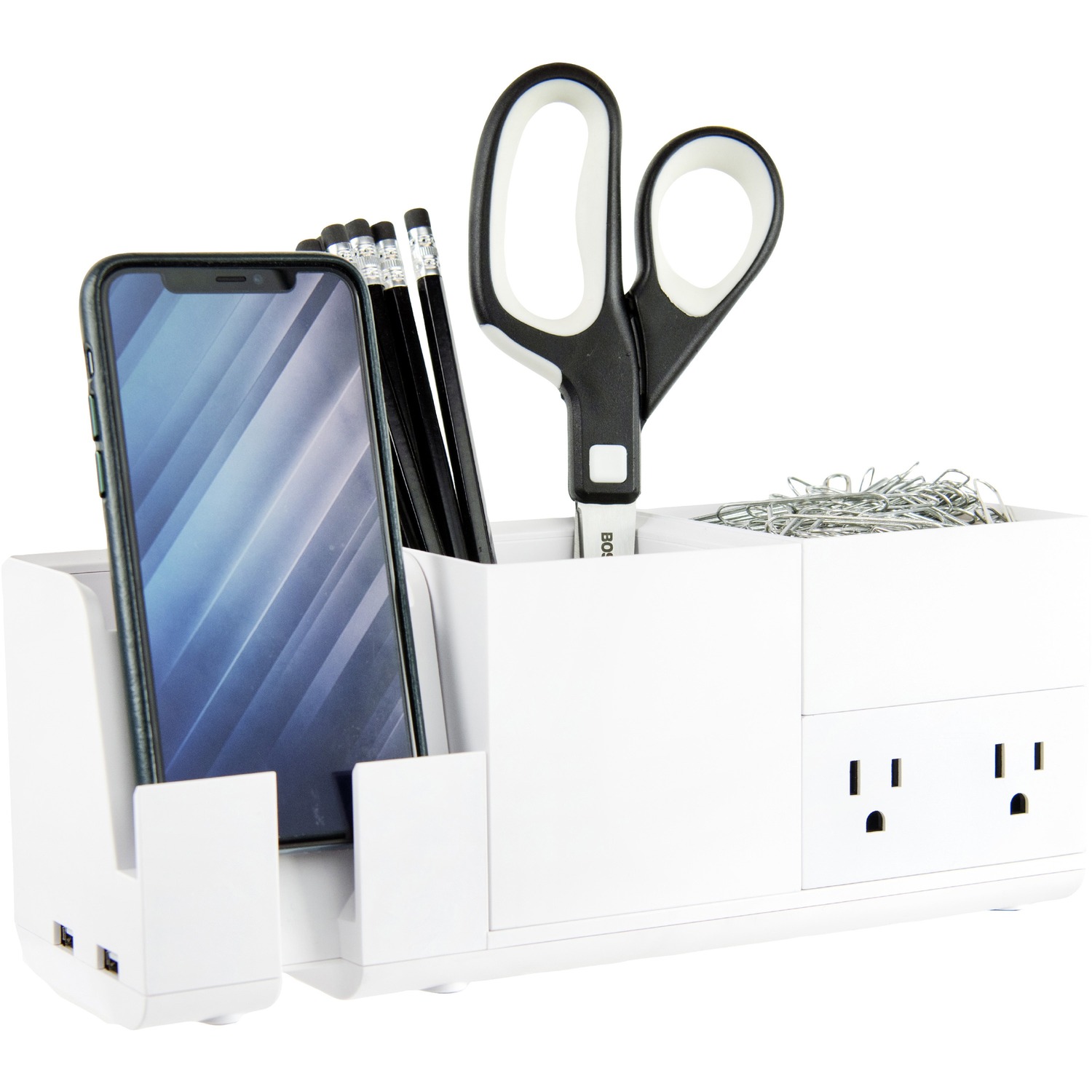 Desk Org, Base Kit 1, White